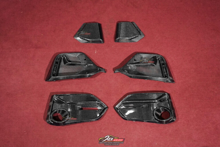 Honda Fk8 Type R Front And Rear Bumper Cover Facelift Air Vent Carbon